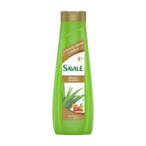 Savilé Shampoo con Pulpa de Sábila y Aceite de Argán 700ml